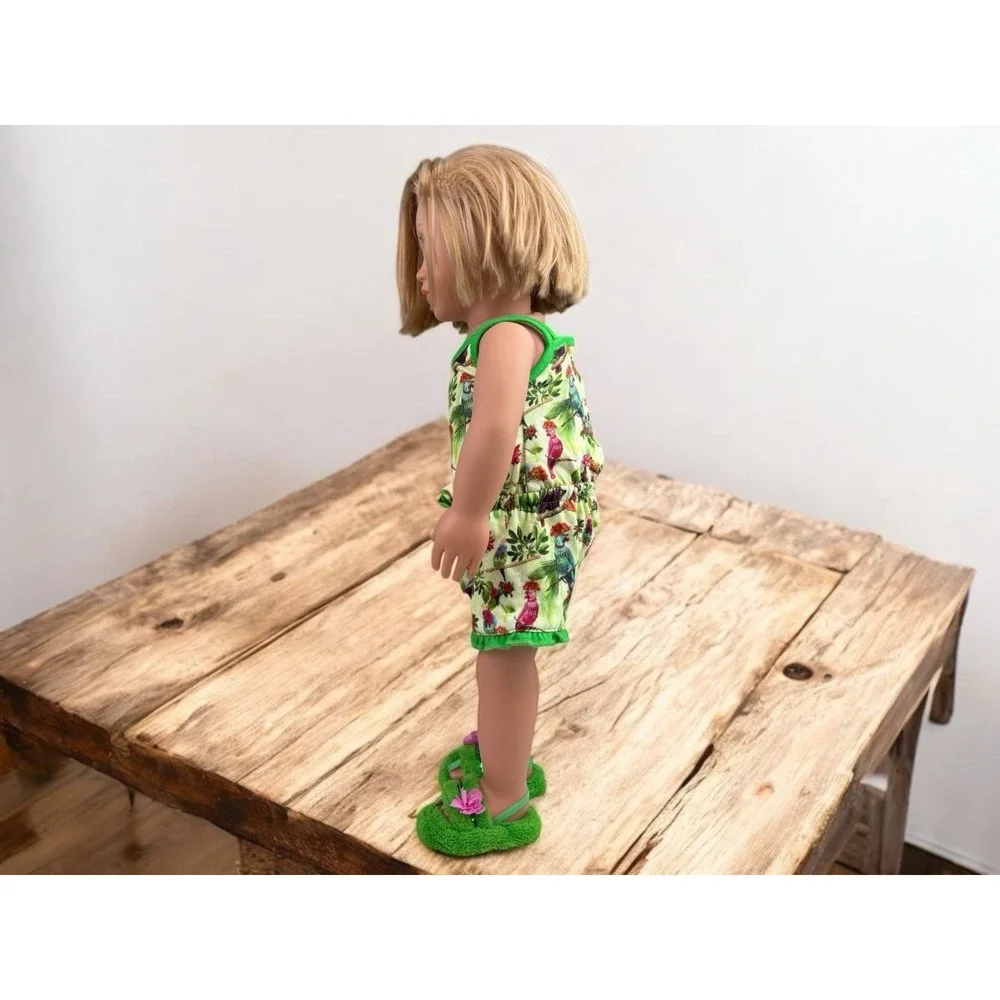 American Girl 2016 GOTY Lea's Rainforest Dream Pajamas (PJ, Sandals) Retired NIB
